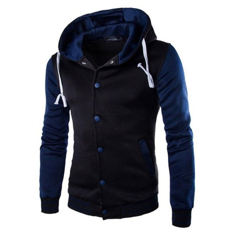 Men's Varsity-Style Baseball Hoodie – Fall Edition Kevin