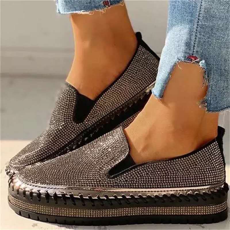 Sparkling Women's Loafers with Comfort Sole – Teyla