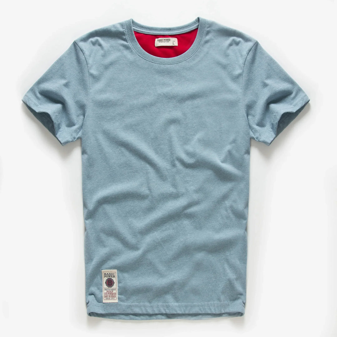 Classic cotton T-shirt with timeless look – Victor