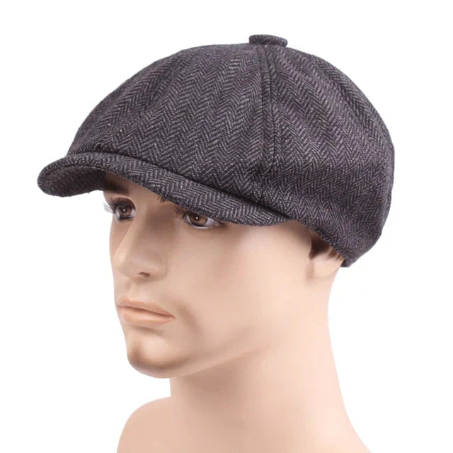 Classic Vintage-Style Flat Cap – Arthur