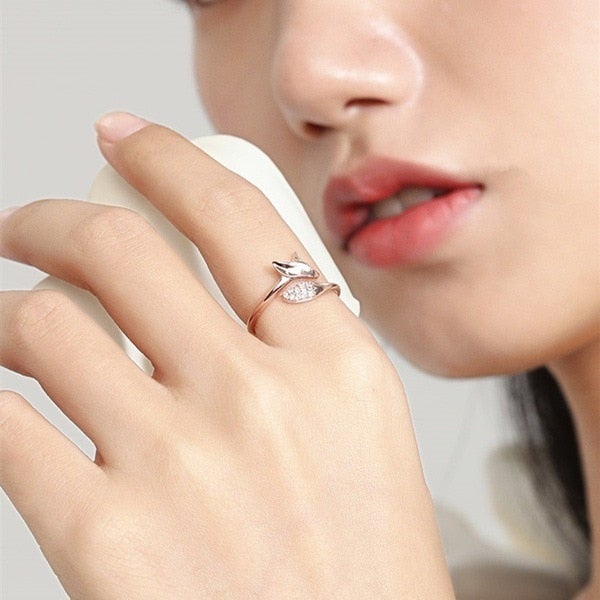 Rose Silver Fox Ring - Finn (1+1 FREE)