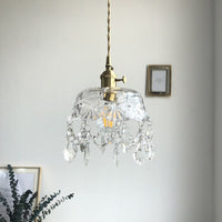 Stylish Crystal Pendant Lamp – Elara