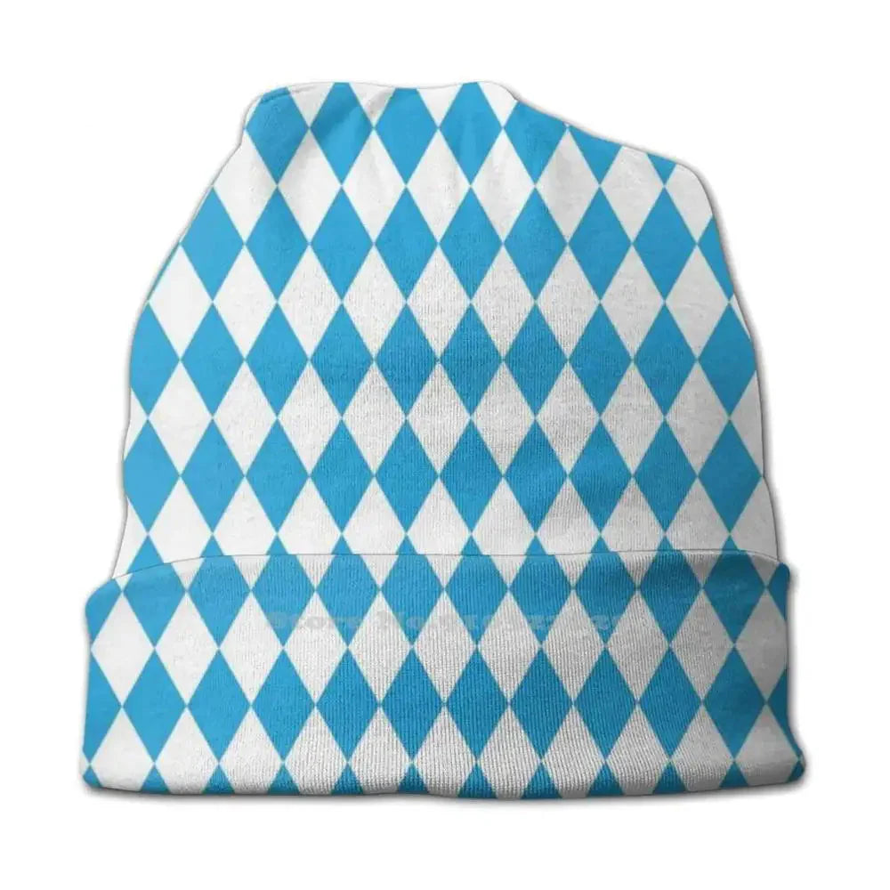 Beanie with Diamond Pattern – WiesnBean Oktoberfest 2025