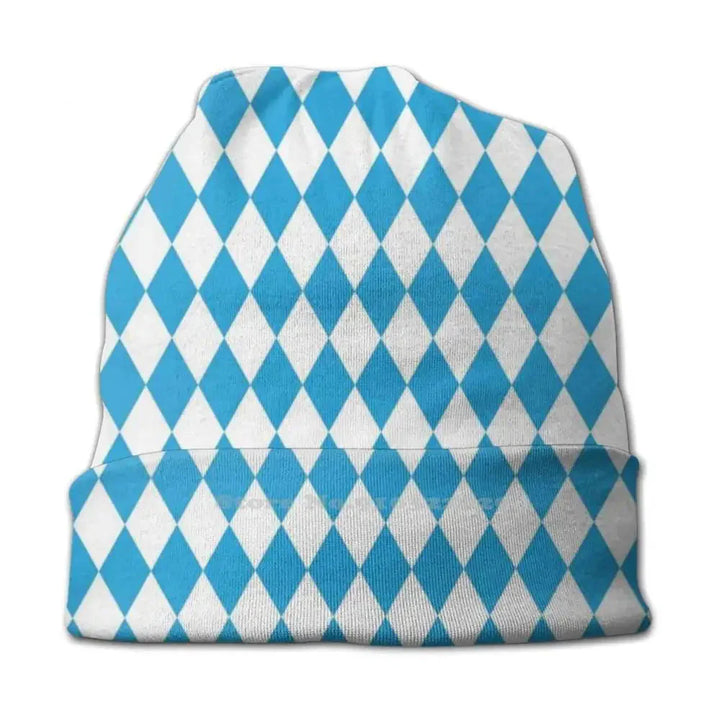 Beanie with Diamond Pattern – WiesnBean Oktoberfest 2025
