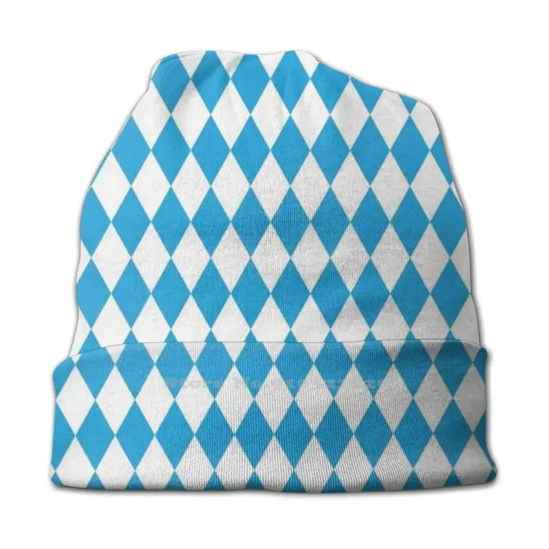 Beanie with Diamond Pattern – WiesnBean Oktoberfest 2025