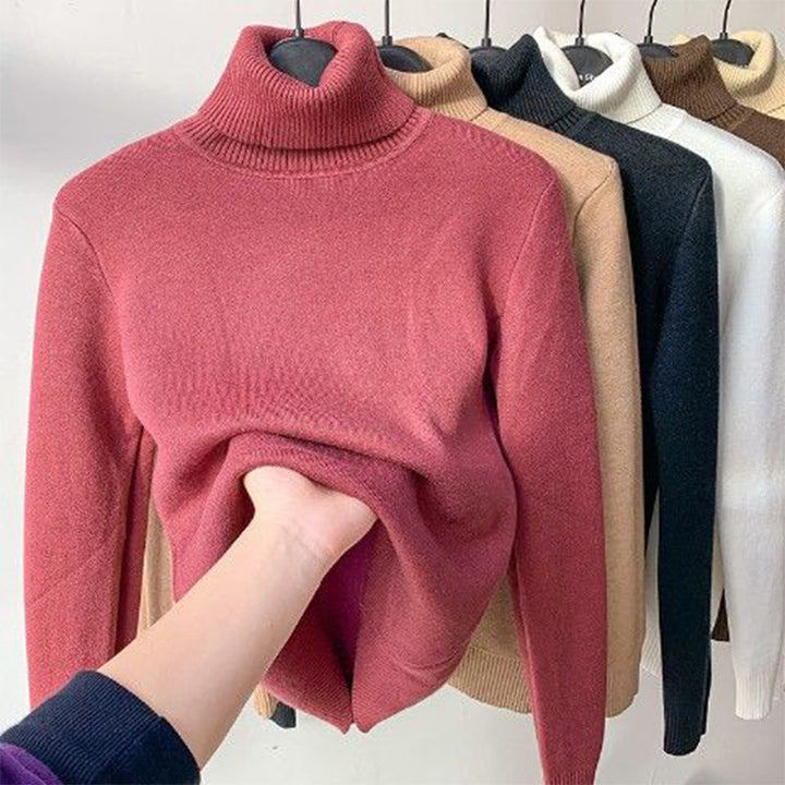 Winter Fleece Knit Sweater – Evelyne