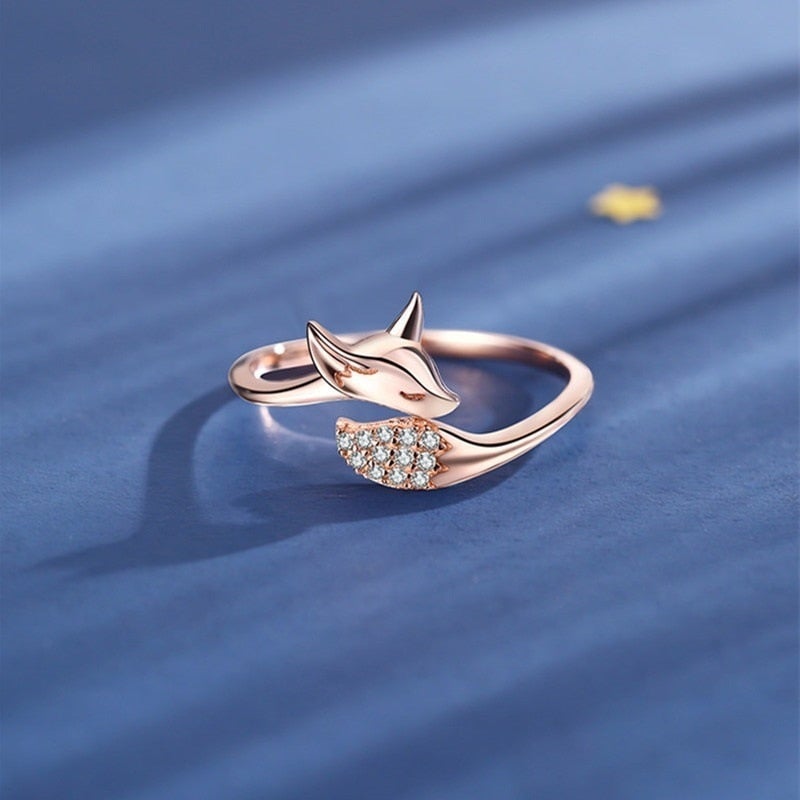 Rose Silver Fox Ring - Finn (1+1 FREE)