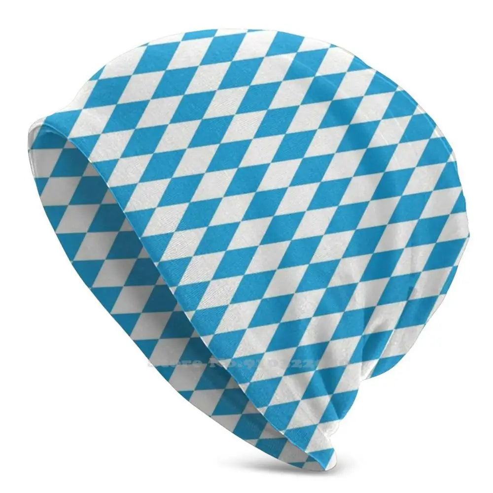 Beanie with Diamond Pattern – WiesnBean Oktoberfest 2025