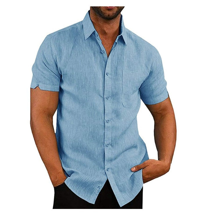 Comfortable & Stylish Breathable Men's Polo Shirt with Button Placket – Narek