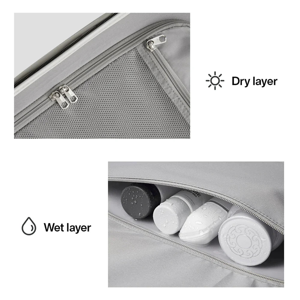 Hard-shell suitcase with wide handle – Oslo Metropolitan