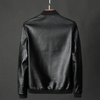 Stilvolle Herren Lederjacke aus Kunstleder mit Präzisionsdetails – Tarek