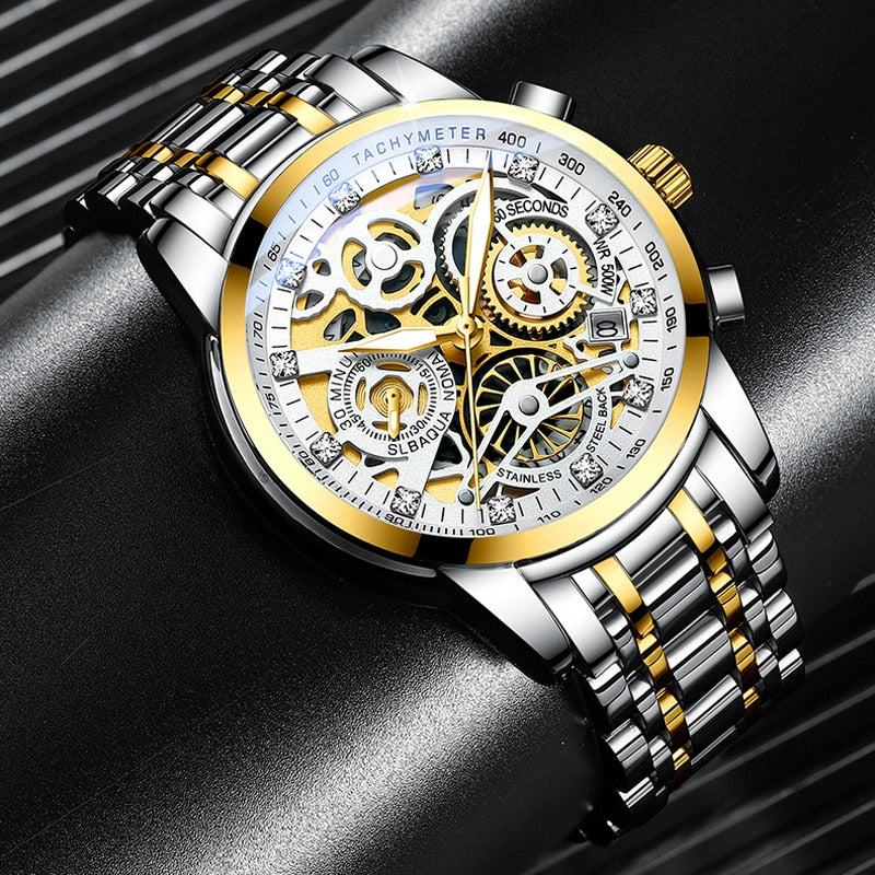 Skeleton men's wristwatch – Eclipse