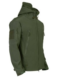 Men's Tactical Waterproof Windproof Softshell Jacket with Hood - Kai