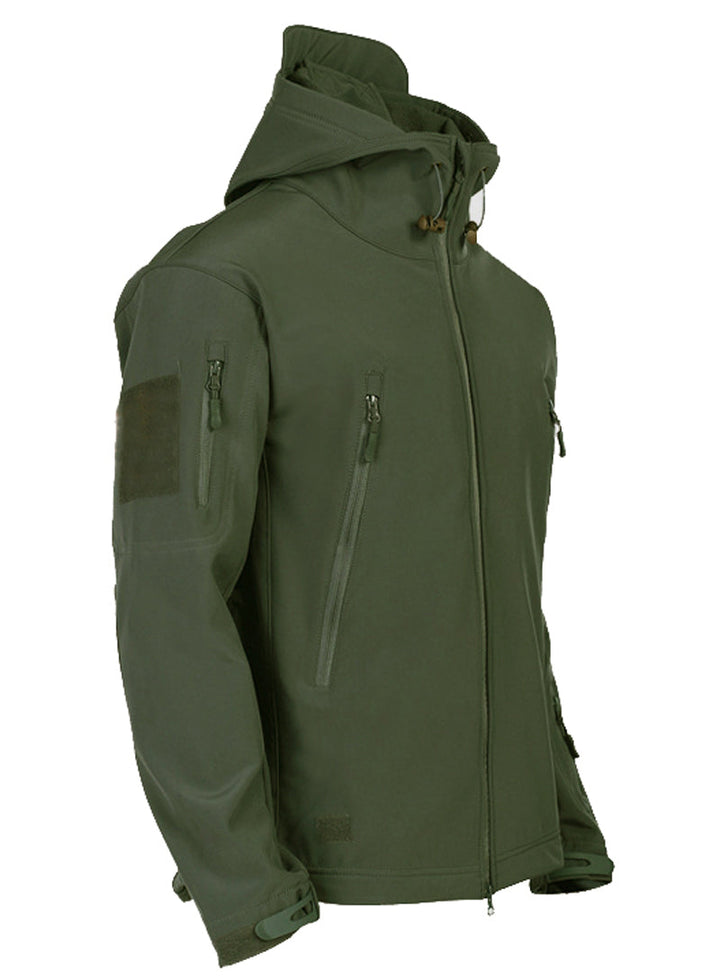 Men's Softshell Jacket with Hood - Titan