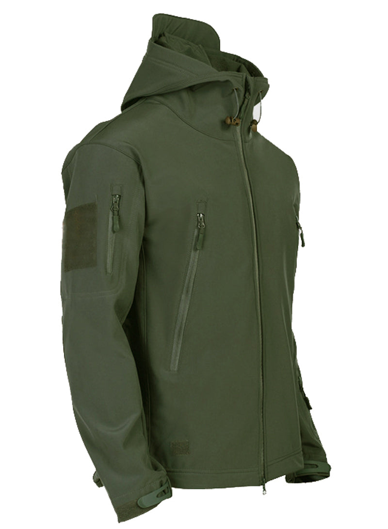 Men's Softshell Jacket with Hood - Titan