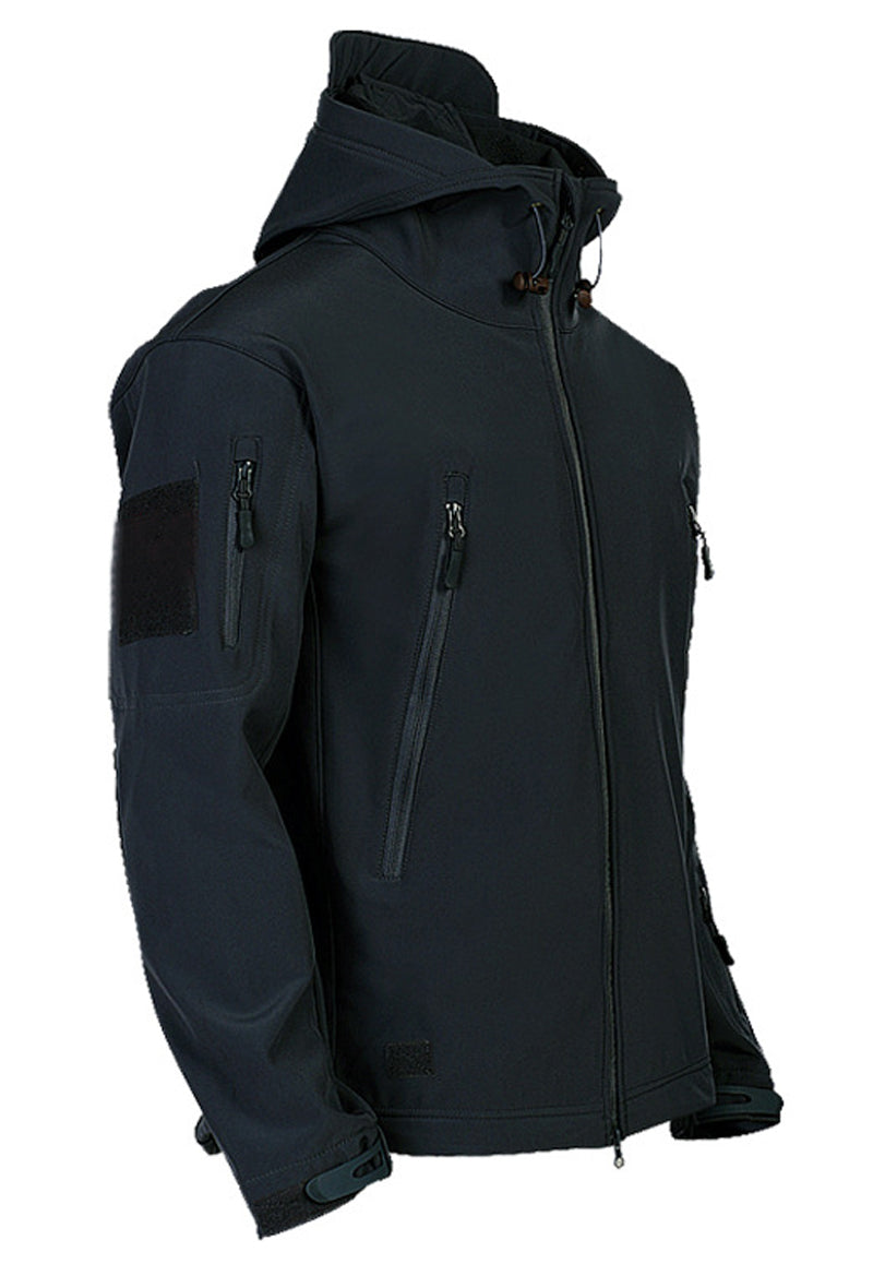 Men's Softshell Jacket with Hood - Titan