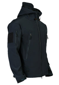 Men's Softshell Jacket with Hood - Titan