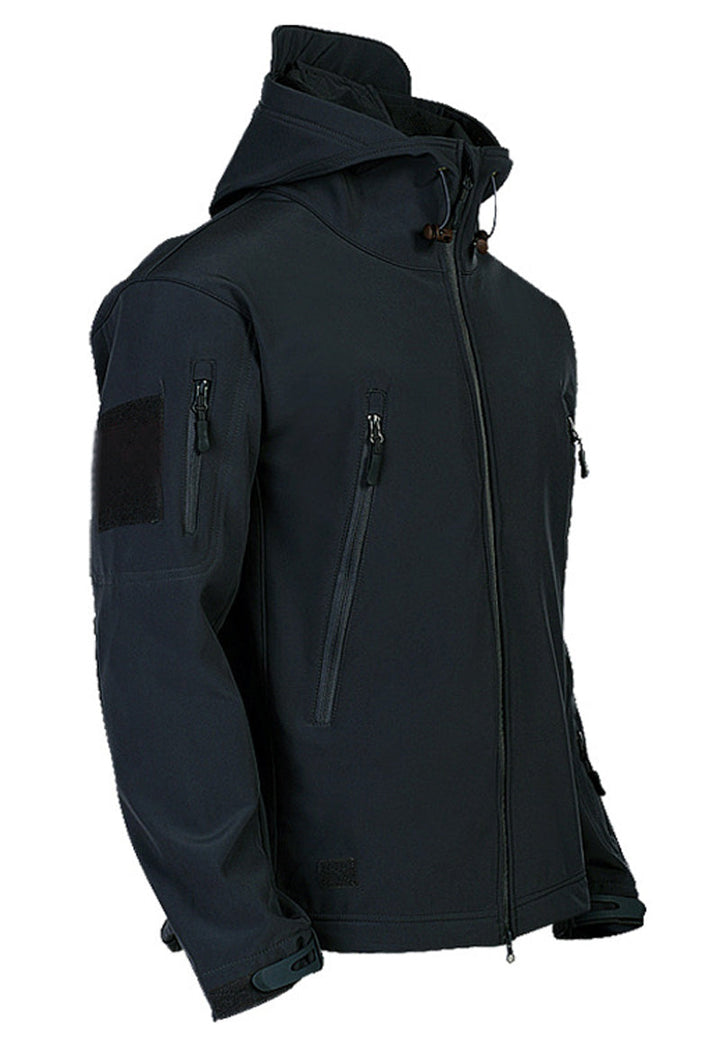 Men's Softshell Jacket with Hood - Titan
