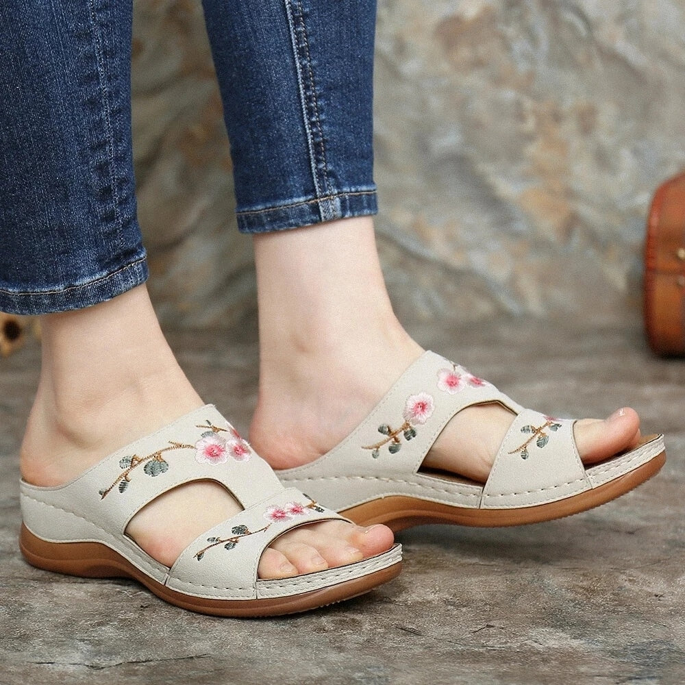 Orthopedic Flower Sandals for Women – Florina