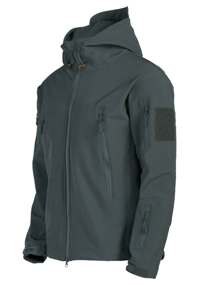 Men's Softshell Jacket with Hood - Titan