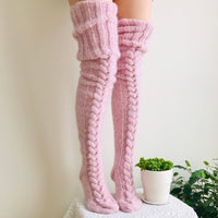Women's Over-the-Knee Knit Socks – Aurora