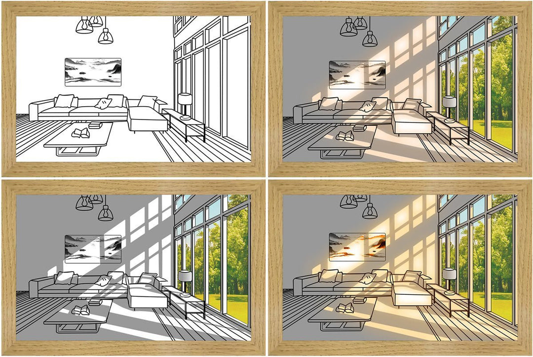 LED Leuchtenbild – Luminza