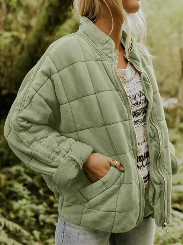 Oversized Gefütterte Übergangsjacke - Eliza