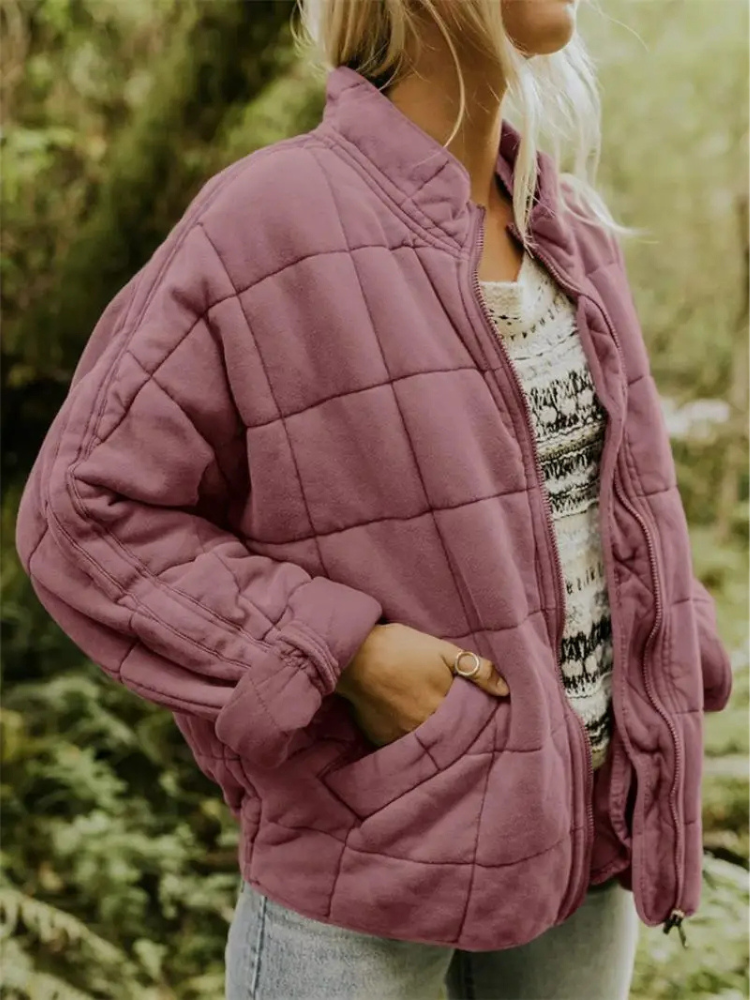 Oversized Gefütterte Übergangsjacke - Eliza