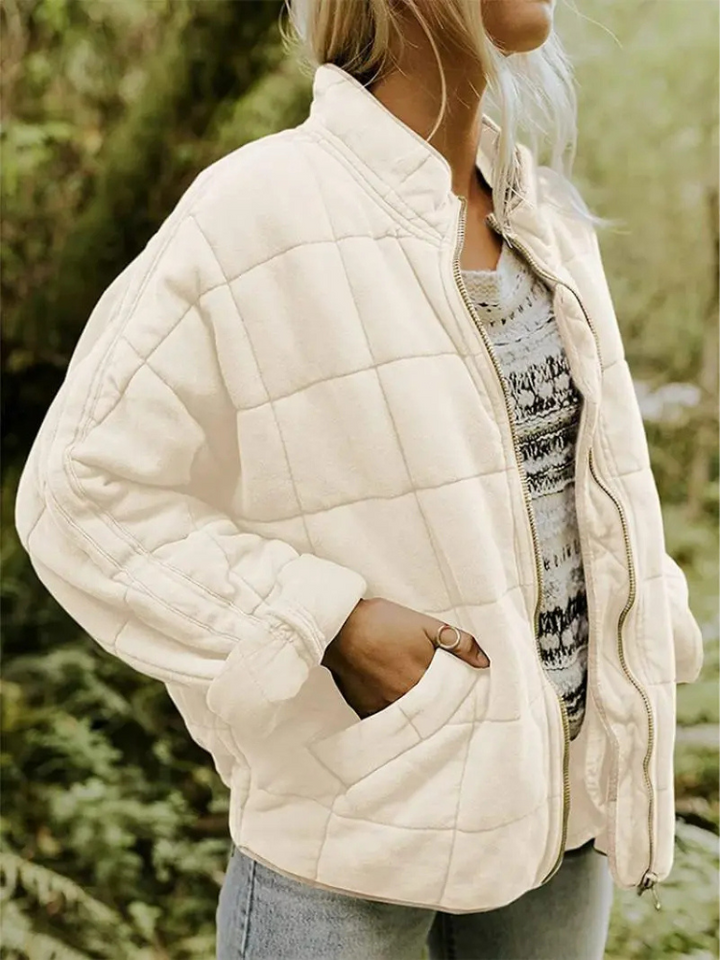 Oversized Gefütterte Übergangsjacke - Eliza