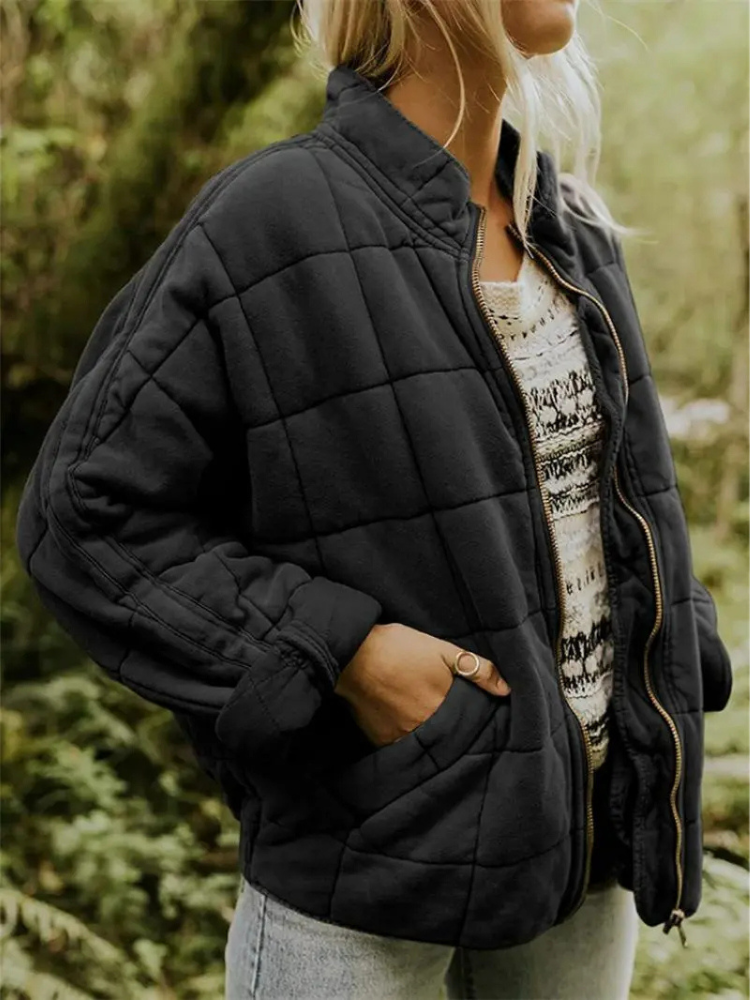 Oversized Gefütterte Übergangsjacke - Eliza