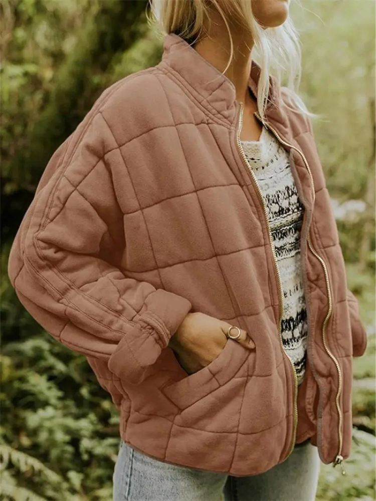 Oversized Gefütterte Übergangsjacke - Eliza