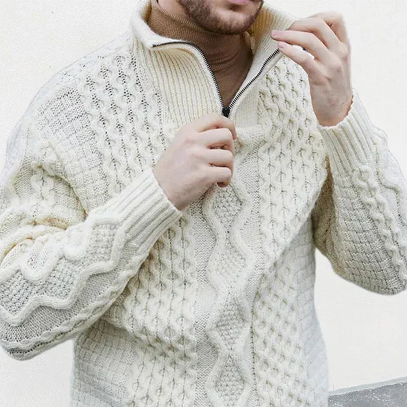 Luxury knitted sweater for men - KnitCraft