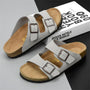Luftige & Bequeme Herren Ledersandalen mit Verstellriemen – Matteo