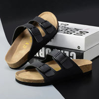 Luftige & Bequeme Herren Ledersandalen mit Verstellriemen – Matteo