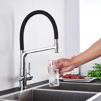 Grifo de cocina con doble salida y filtración de agua – PureFlow Duo