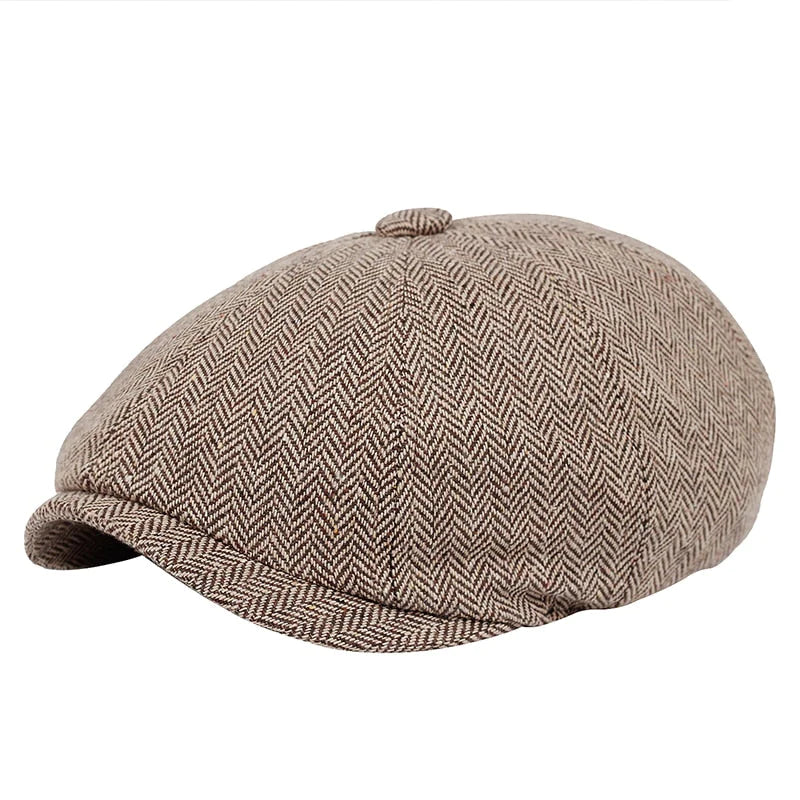 Classic Vintage-Style Flat Cap – Arthur