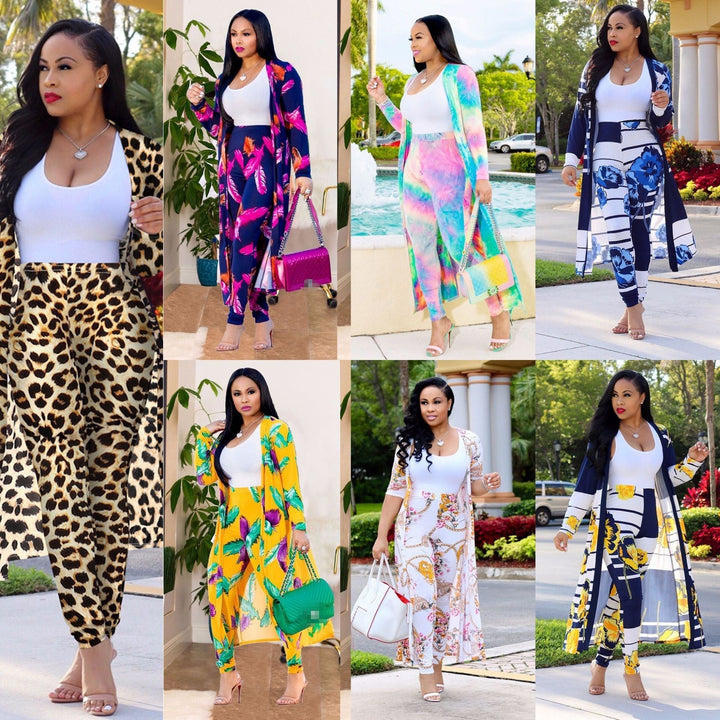 Women's Kimono Set with Pants – Yasmin