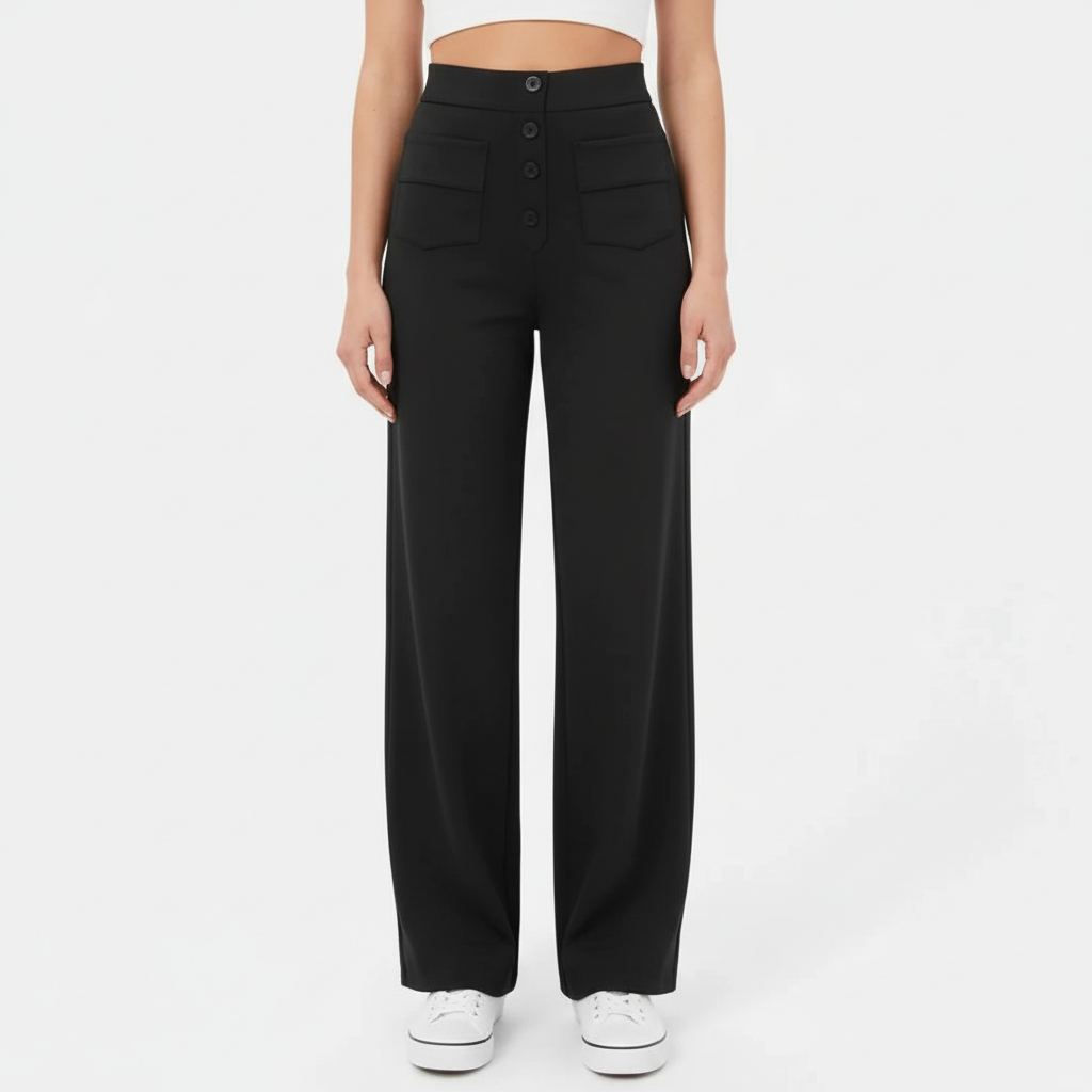 Hoch Geschnittene Hose - Selina