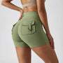 Hoch Taillierte Sportshorts - Sydney