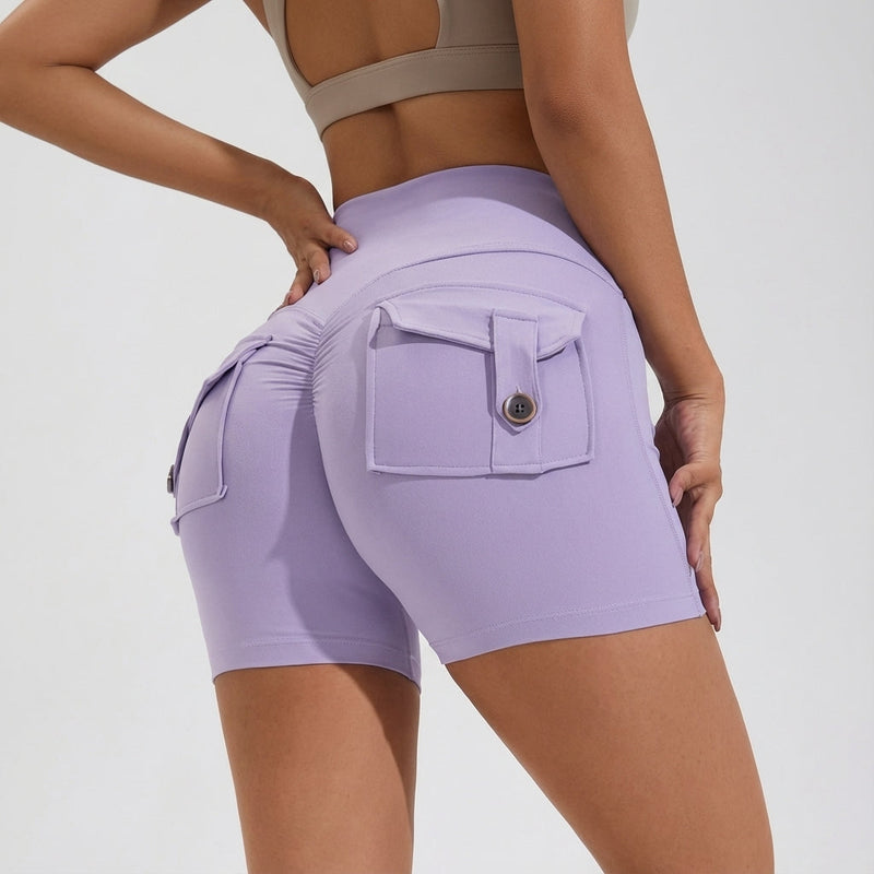 Hoch Taillierte Sportshorts - Sydney