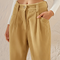 Hochtaillierte Cordhose - Marie