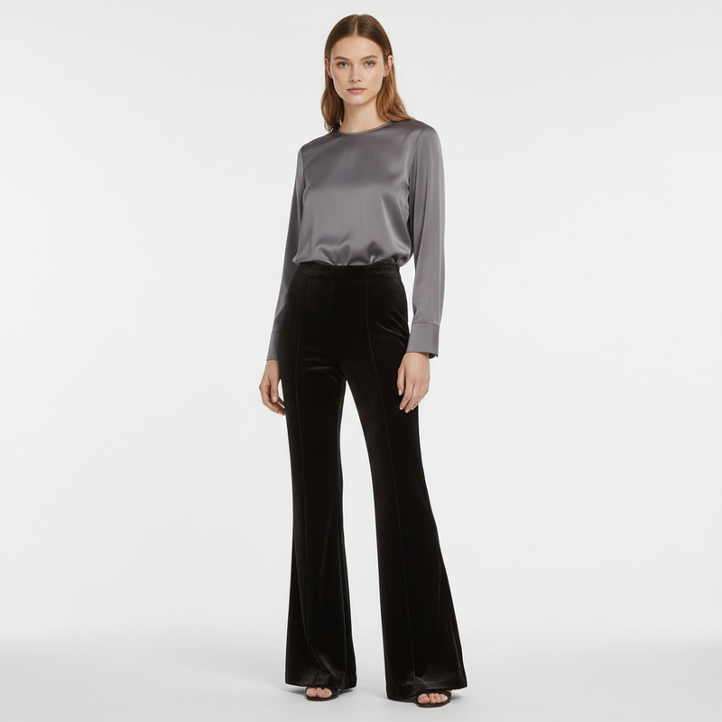 Hochwertige Flared-Hose - Evelynn