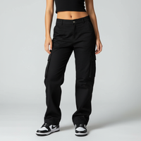 Hohe Taille Cargo Hose - Valentina