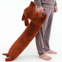 Plush Ergonomic Dachshund Pillow – DaxiRest