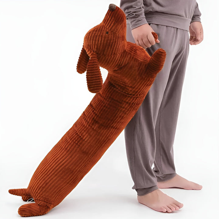 Plush Ergonomic Dachshund Pillow – DaxiRest