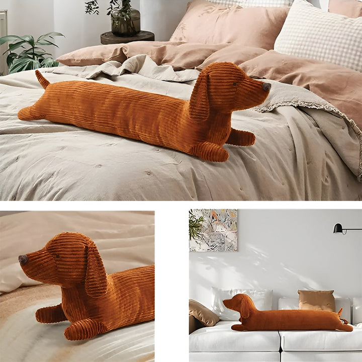 Plush Ergonomic Dachshund Pillow – DaxiRest