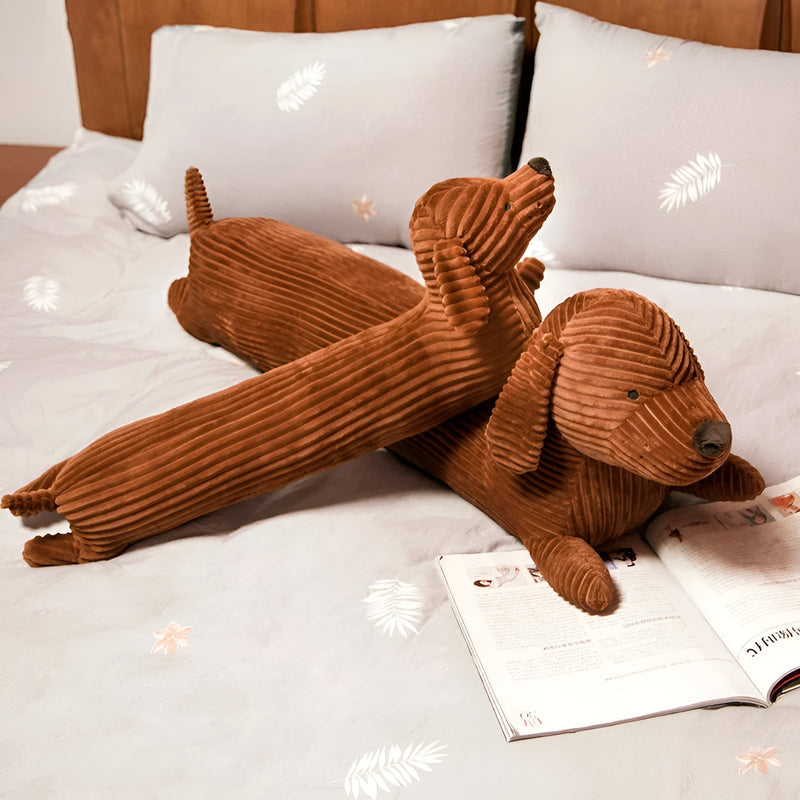 Plush Ergonomic Dachshund Pillow – DaxiRest