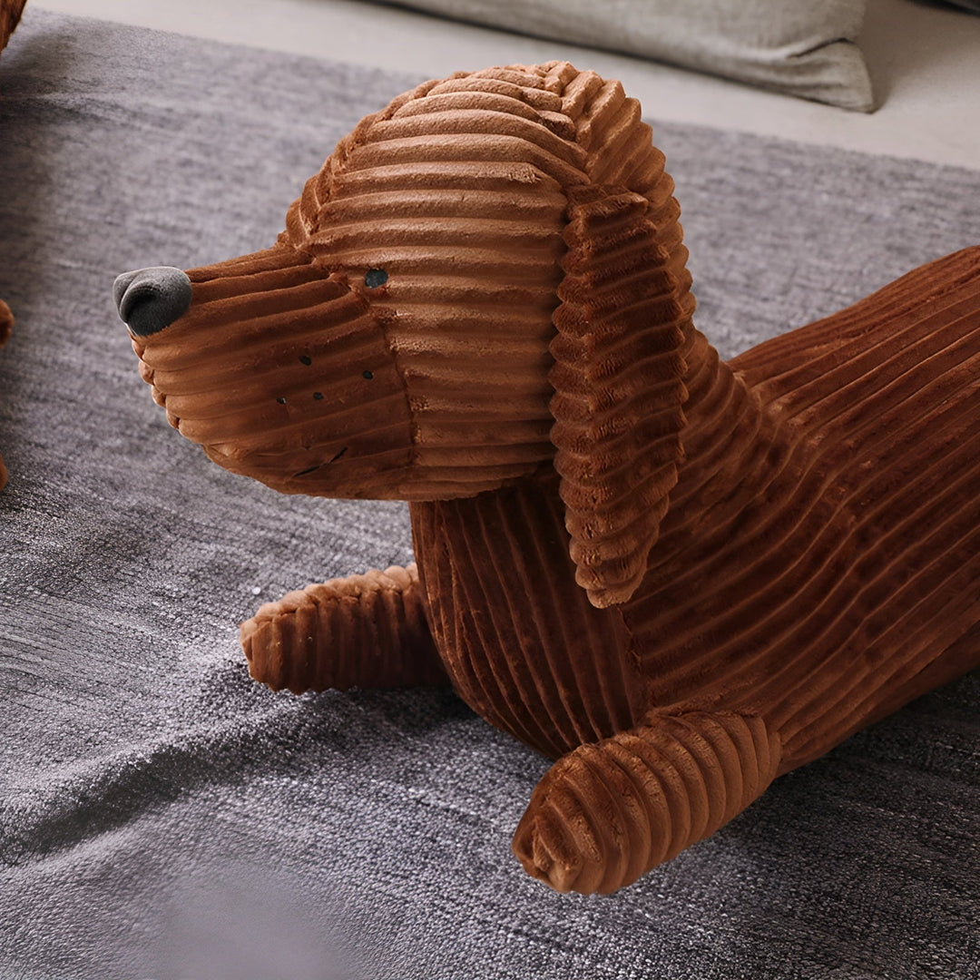 Plush Ergonomic Dachshund Pillow – DaxiRest