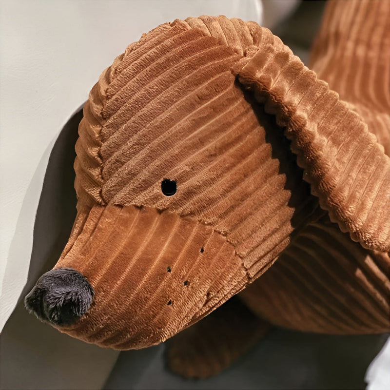 Plush Ergonomic Dachshund Pillow – DaxiRest