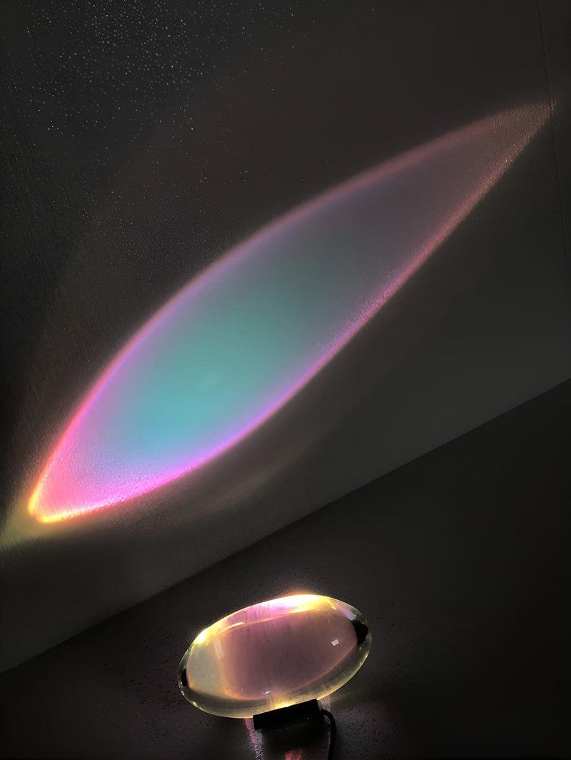 Prismatisk projektionslampe med LED – Lunara